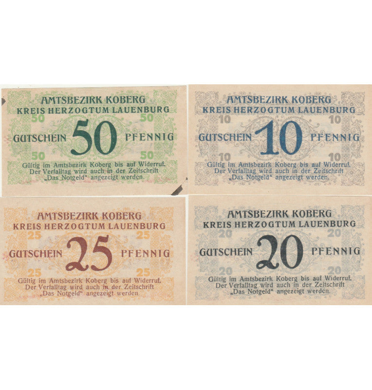 Alemania Set 4 Notgelds